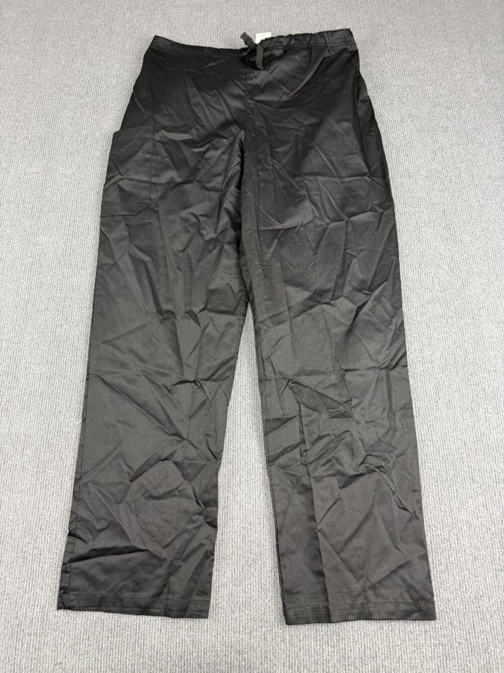 WonderWink Workflex Unisex Scrub Pants Large Drawstring Black